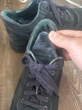 Filling Pieces Black Suede Low-Top Sneakers